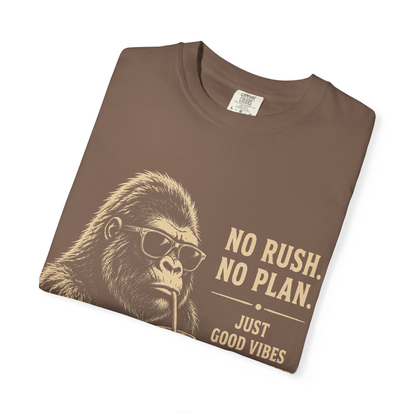 No Rush No Plan Coffee Humor T-Shirt