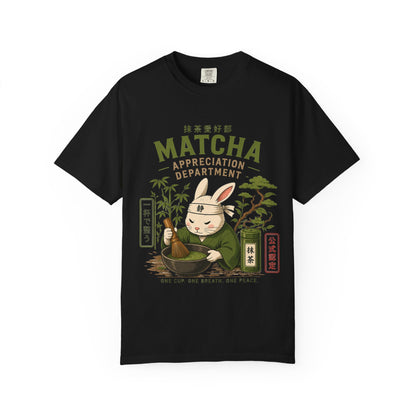 Matcha Appreciation Department Rabbit Graphic Tee
