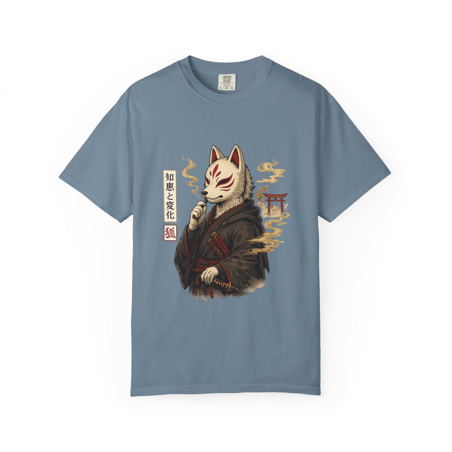 Kitsune Ronin Fox Spirit Graphic T-Shirt