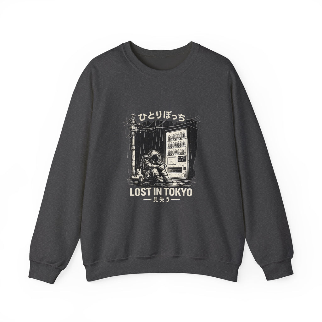 Lost In Tokyo Anime Aesthetic Sweatshirt _ Japanese Cyberpunk Streetwear Tee