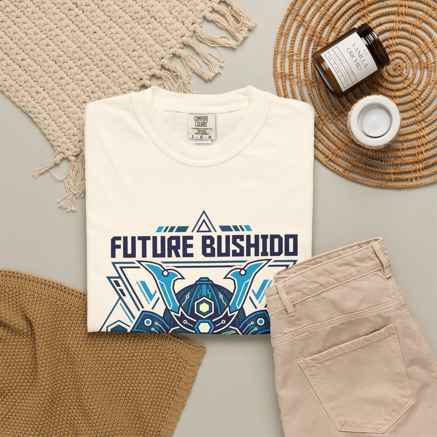 Futuristic Samurai Graphic Tee