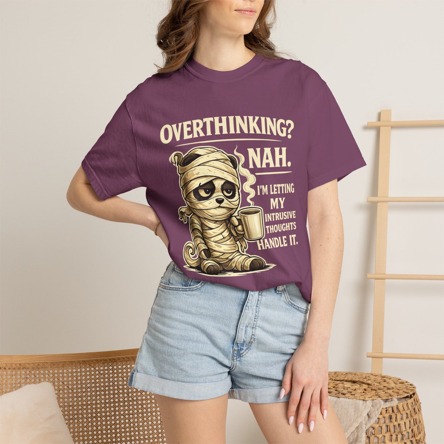 Tired Mummy Coffee Lover Funny T-Shirt