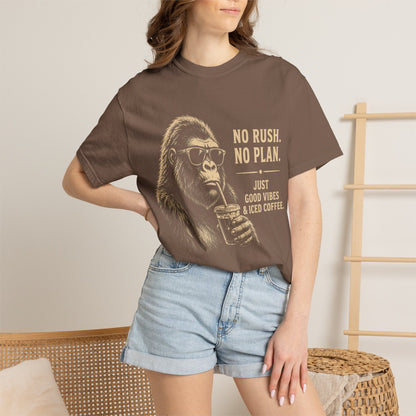 No Rush No Plan Coffee Humor T-Shirt