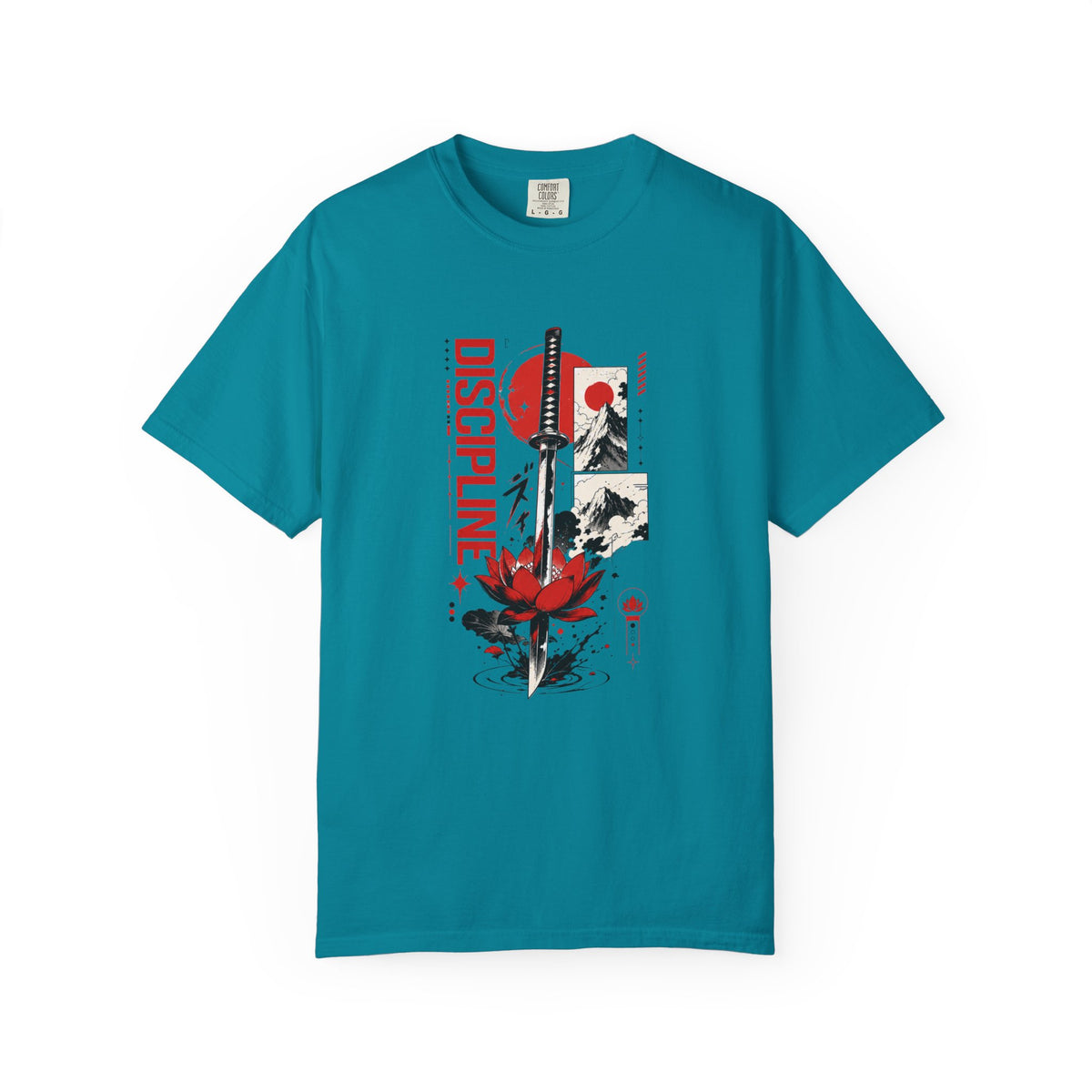 Discipline First Samurai Katana Japanese Graphic Tee