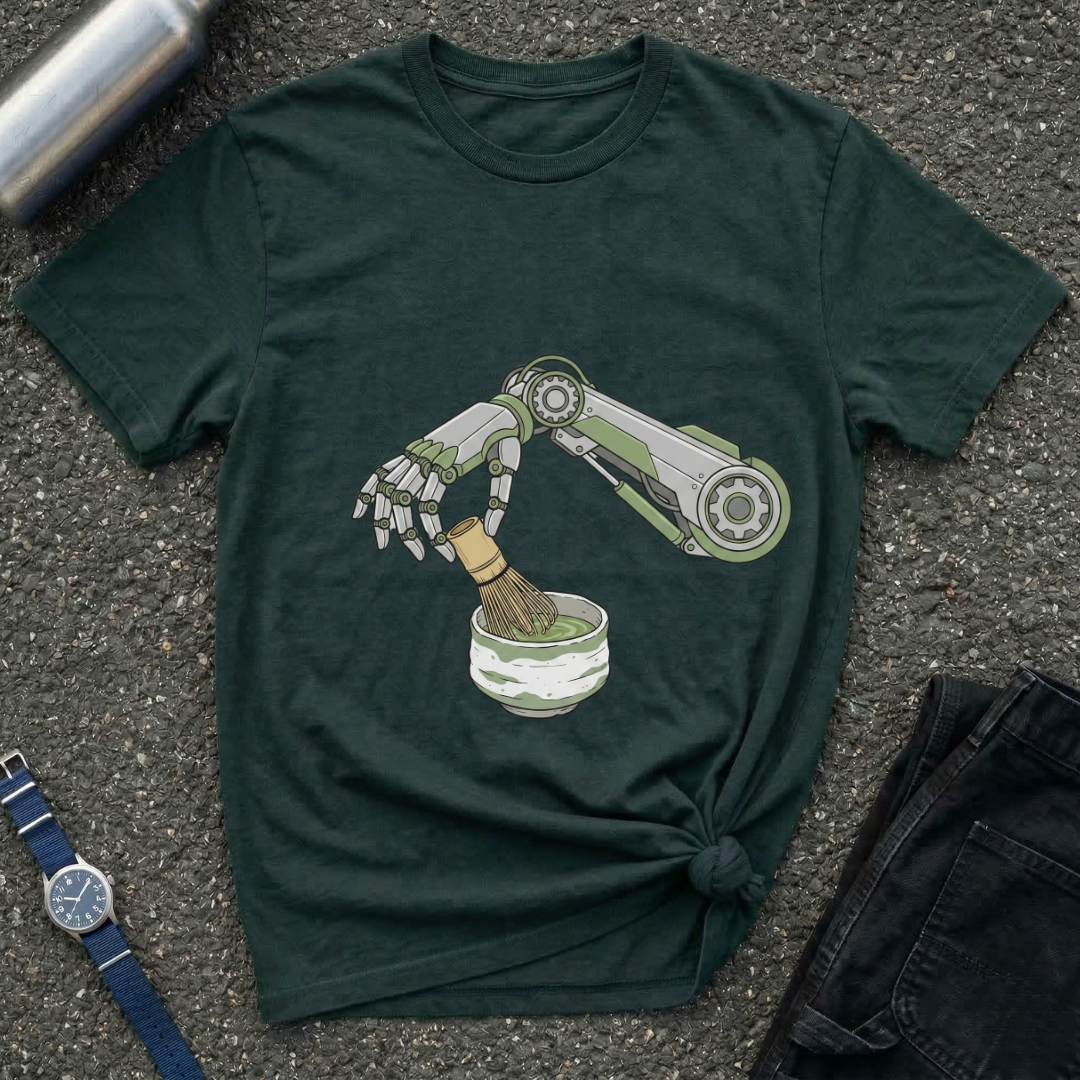 Robot Arm Pouring Tea T-Shirt