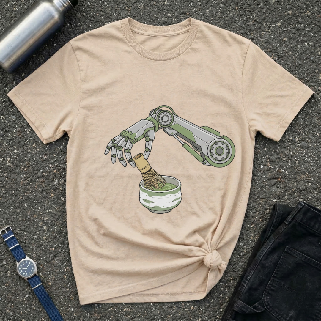 Robot Arm Pouring Tea T-Shirt