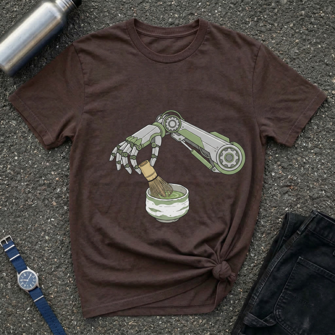 Robot Arm Pouring Tea T-Shirt