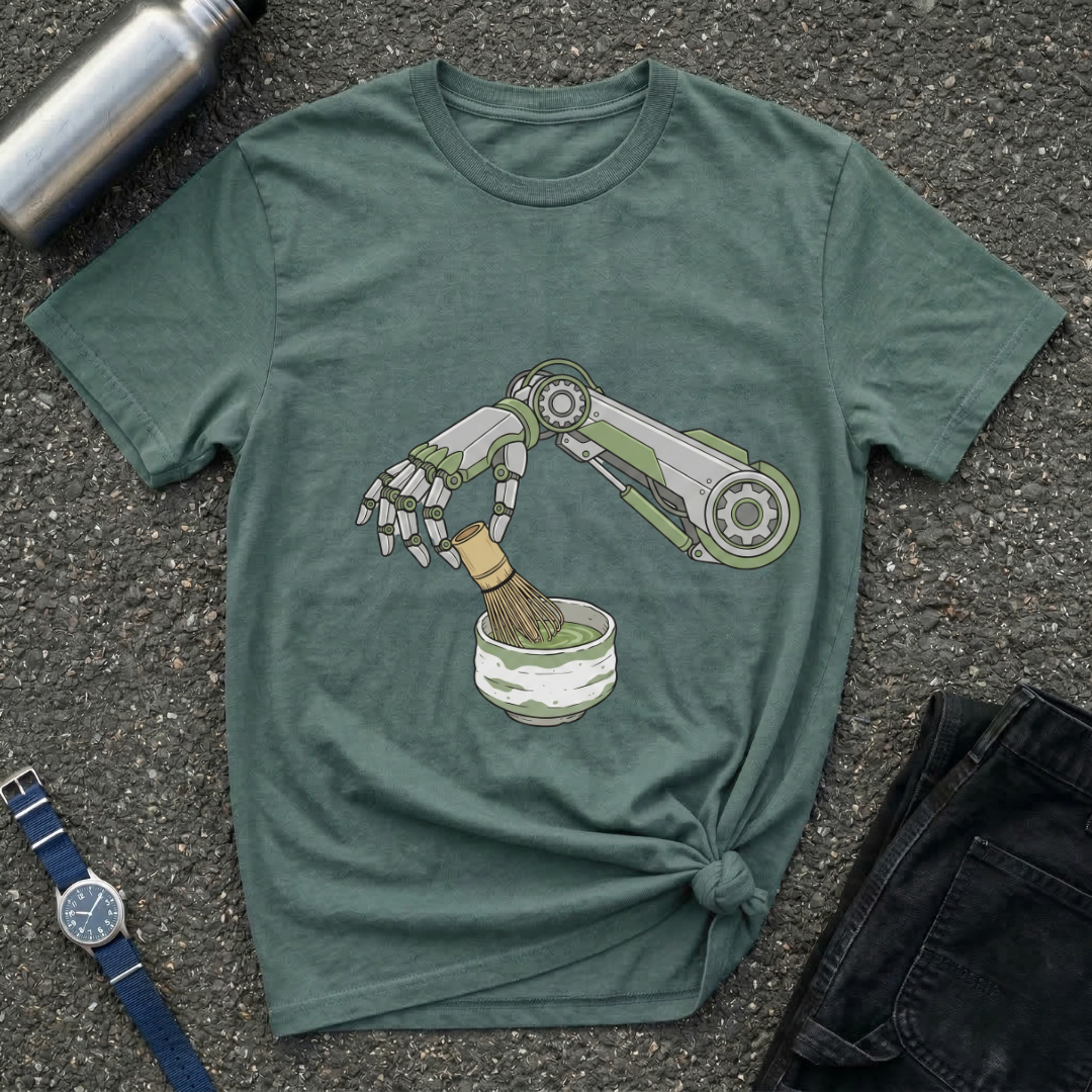 Robot Arm Pouring Tea T-Shirt
