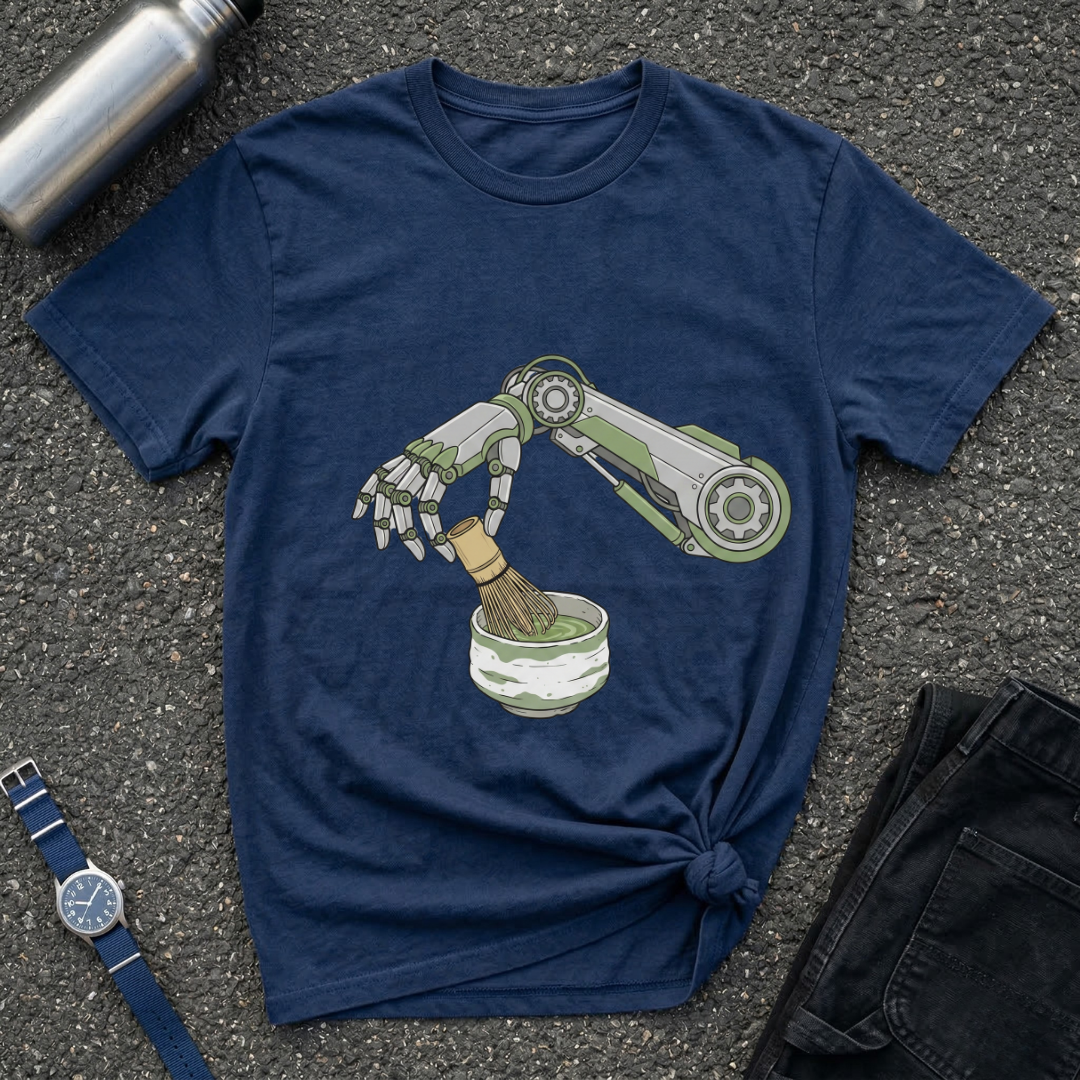 Robot Arm Pouring Tea T-Shirt