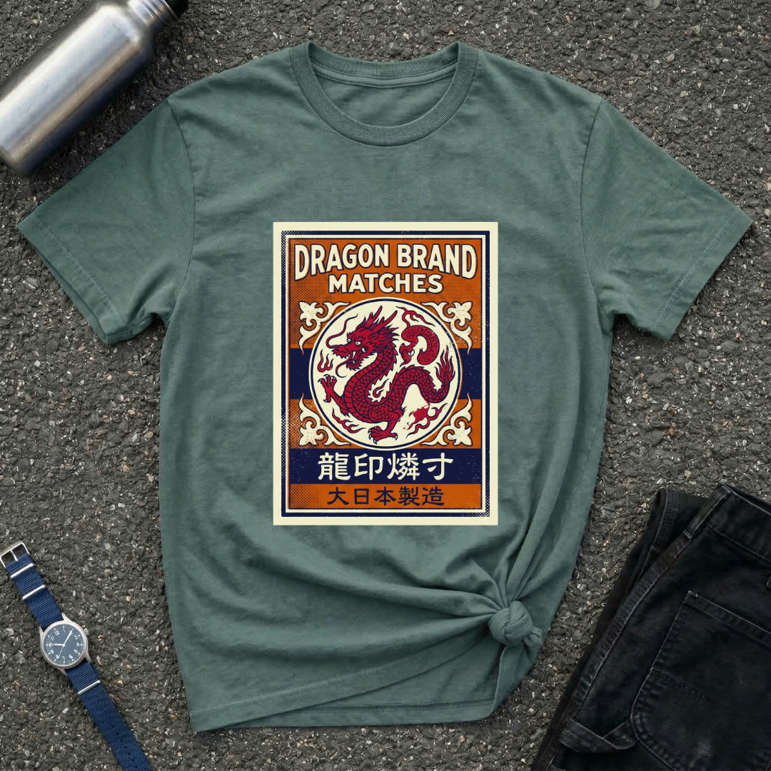 Dragon Brand Matches Graphic T-Shirt