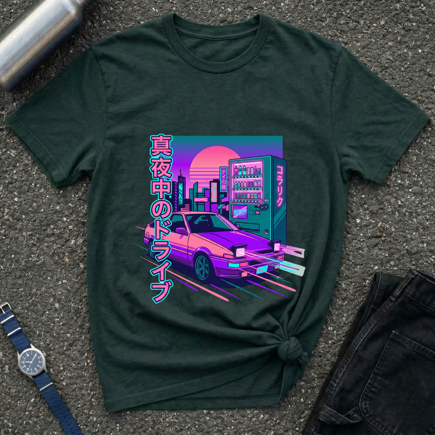 Vaporwave Night Drive T-Shirt
