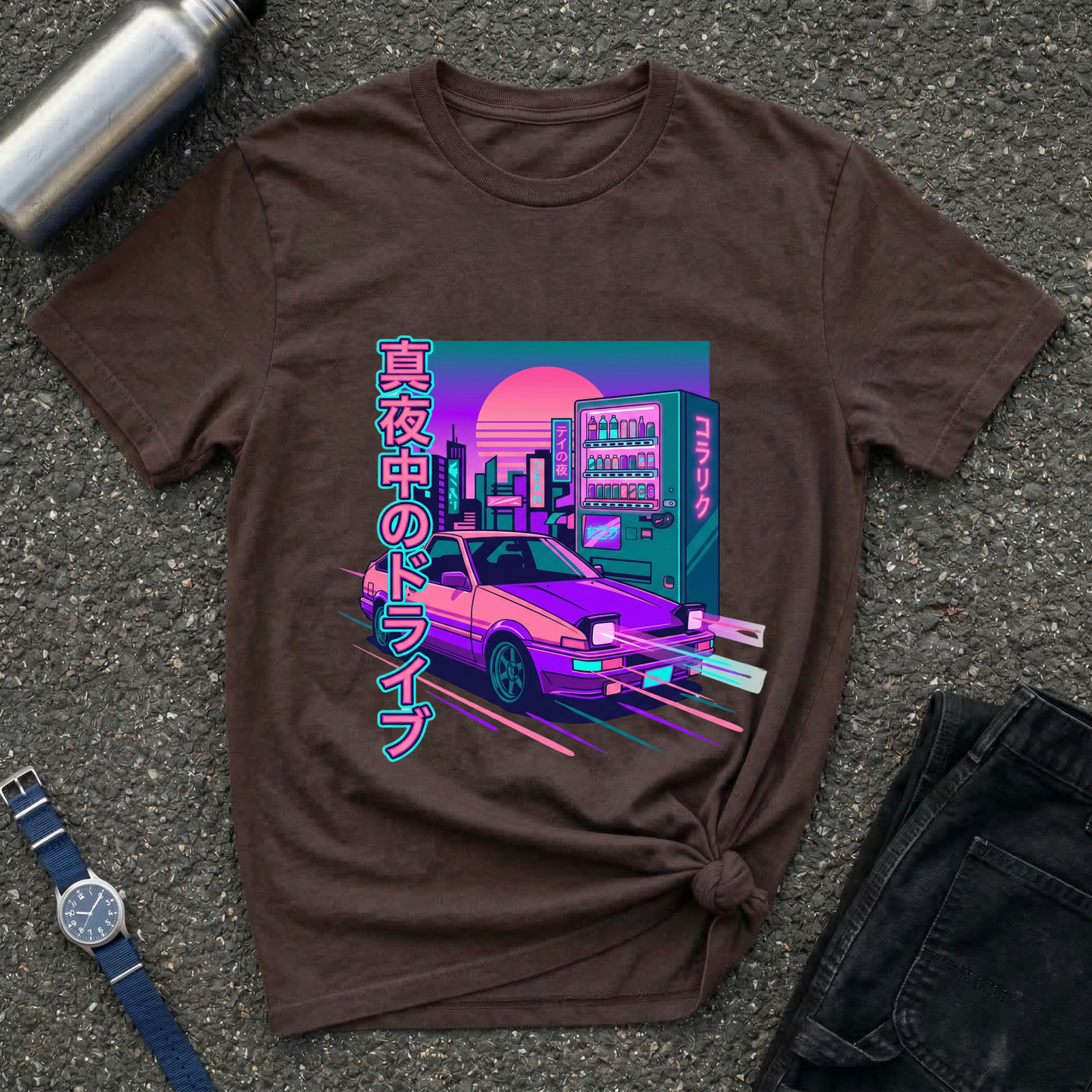 Vaporwave Night Drive T-Shirt