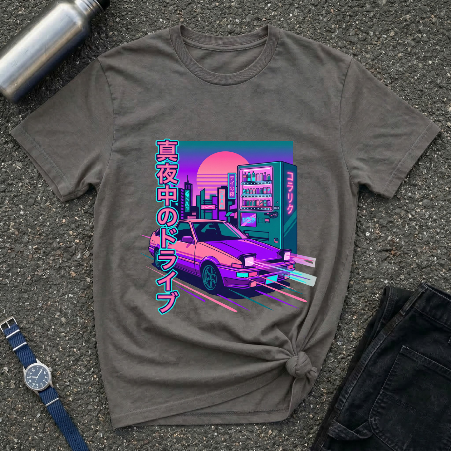 Vaporwave Night Drive T-Shirt