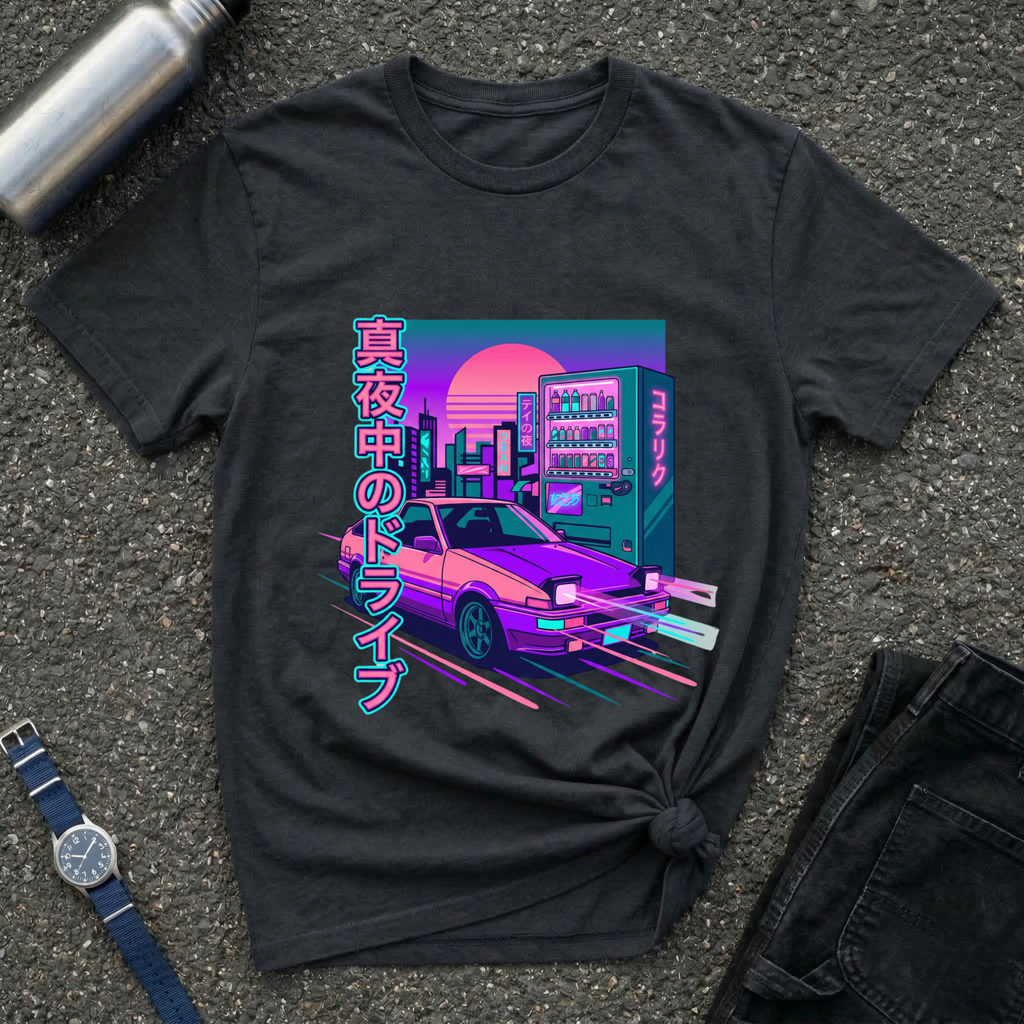Vaporwave Night Drive T-Shirt