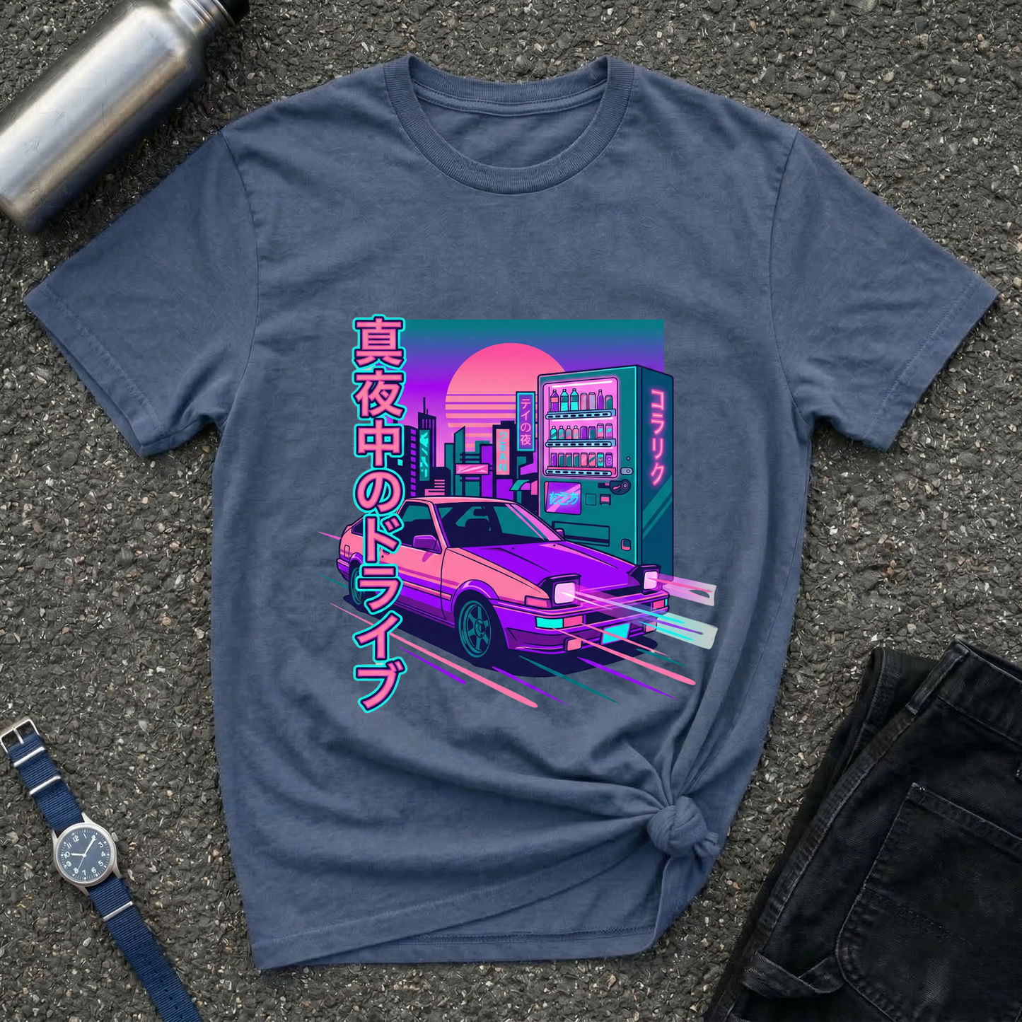 Vaporwave Night Drive T-Shirt