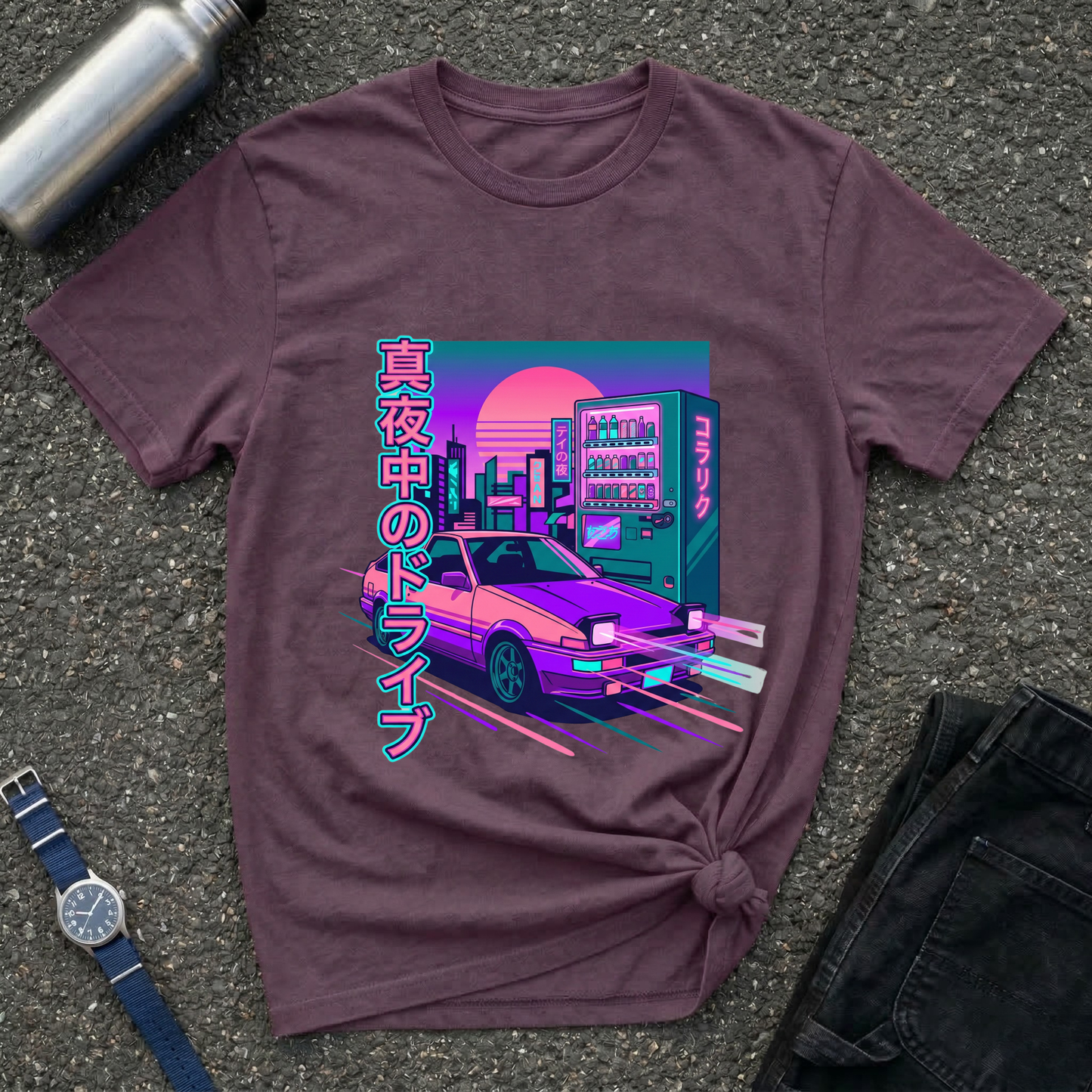 Vaporwave Night Drive T-Shirt