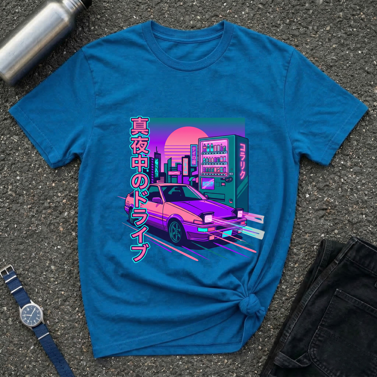 Vaporwave Night Drive T-Shirt