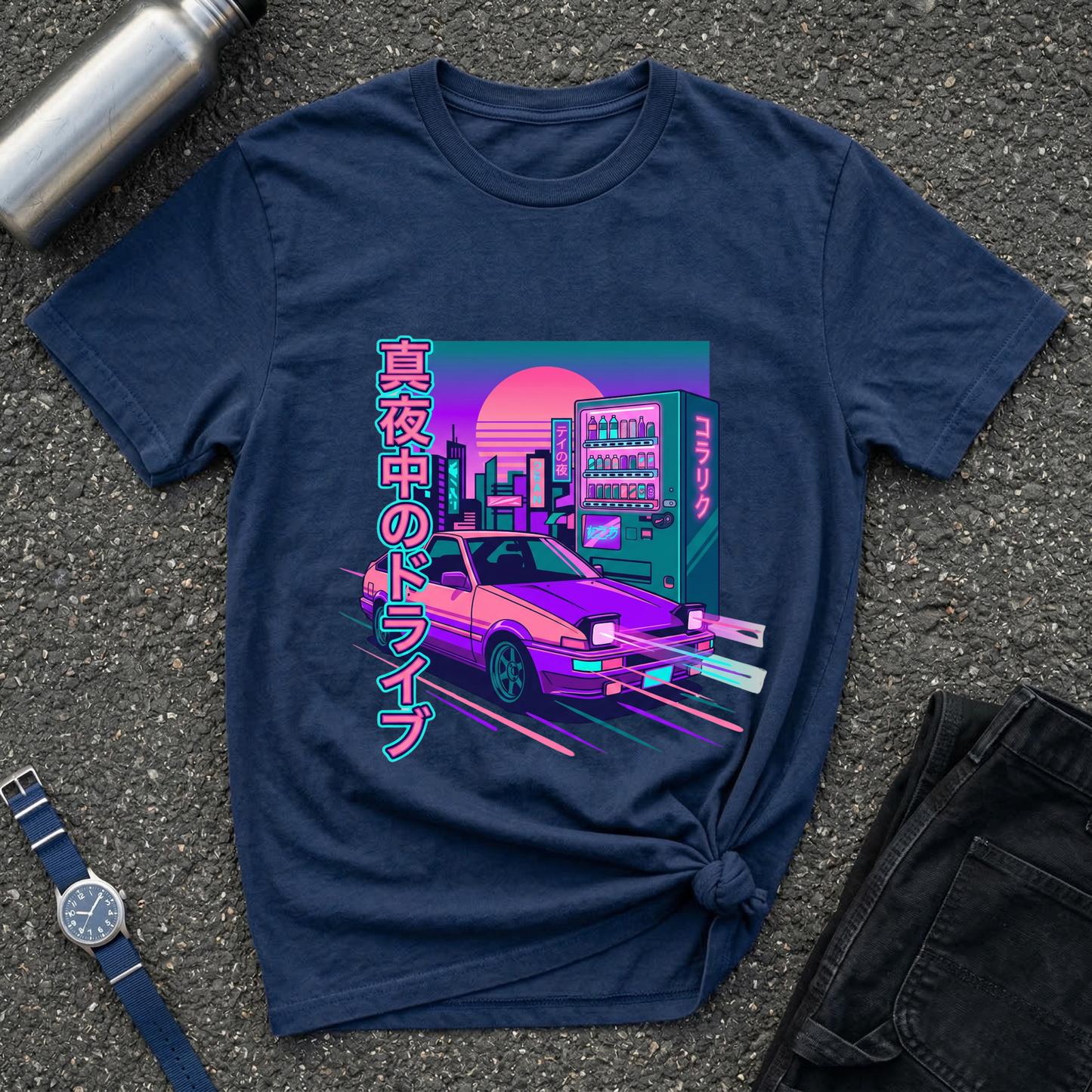 Vaporwave Night Drive T-Shirt