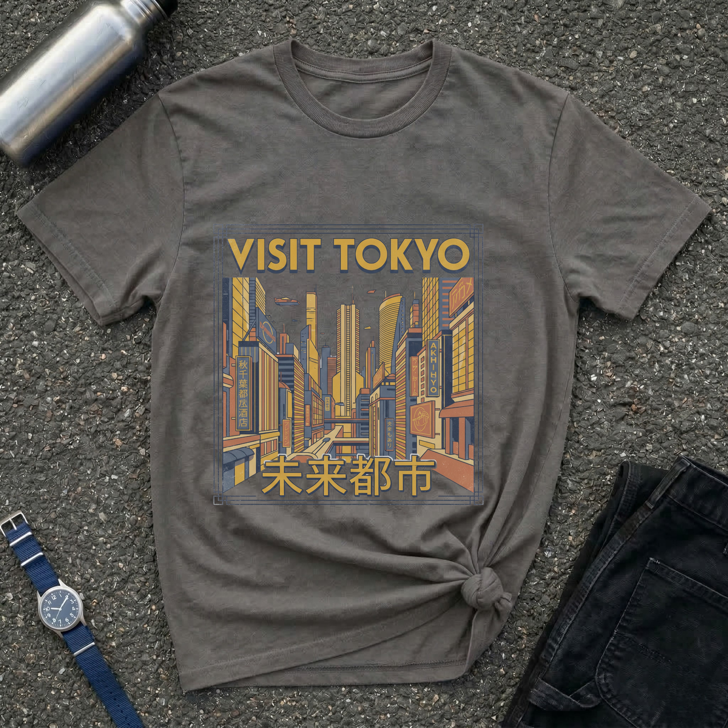 Visit Tokyo Retro City T-Shirt