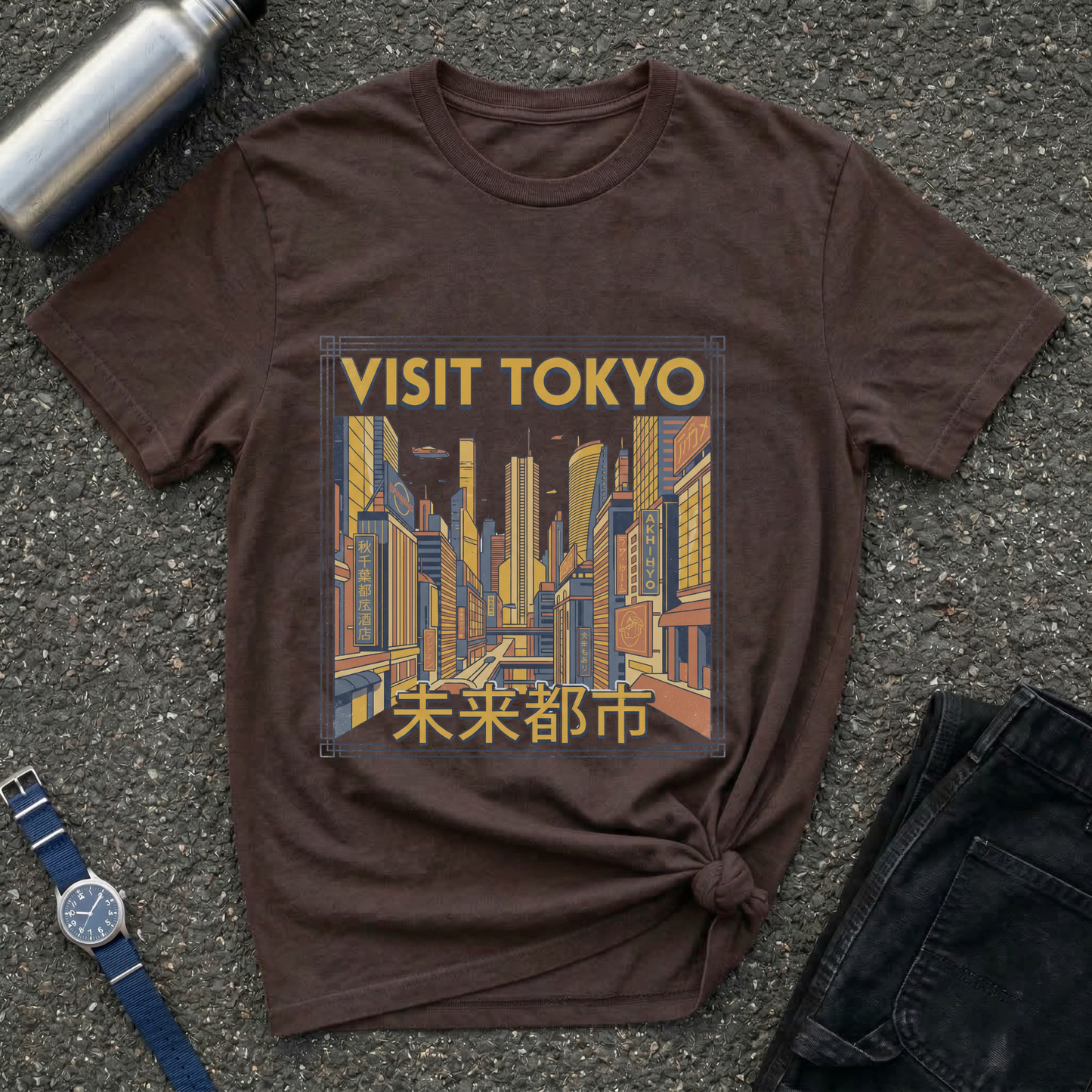 Visit Tokyo Retro City T-Shirt