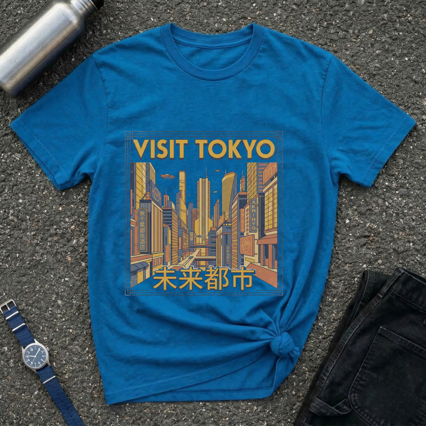 Visit Tokyo Retro City T-Shirt