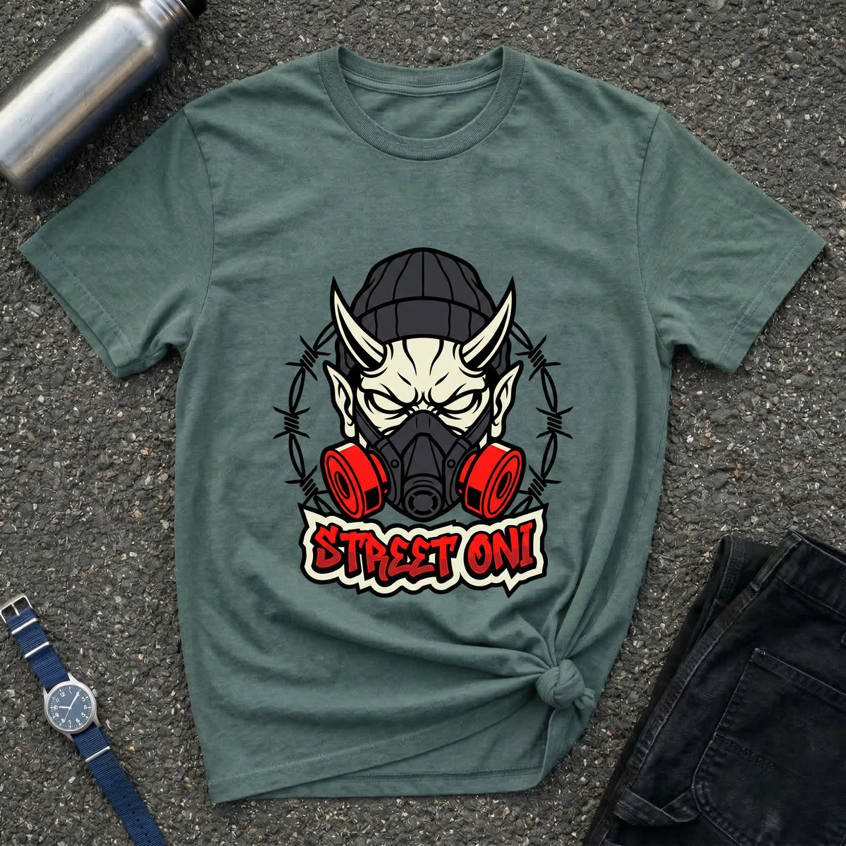 Street Oni Graphic T-Shirt