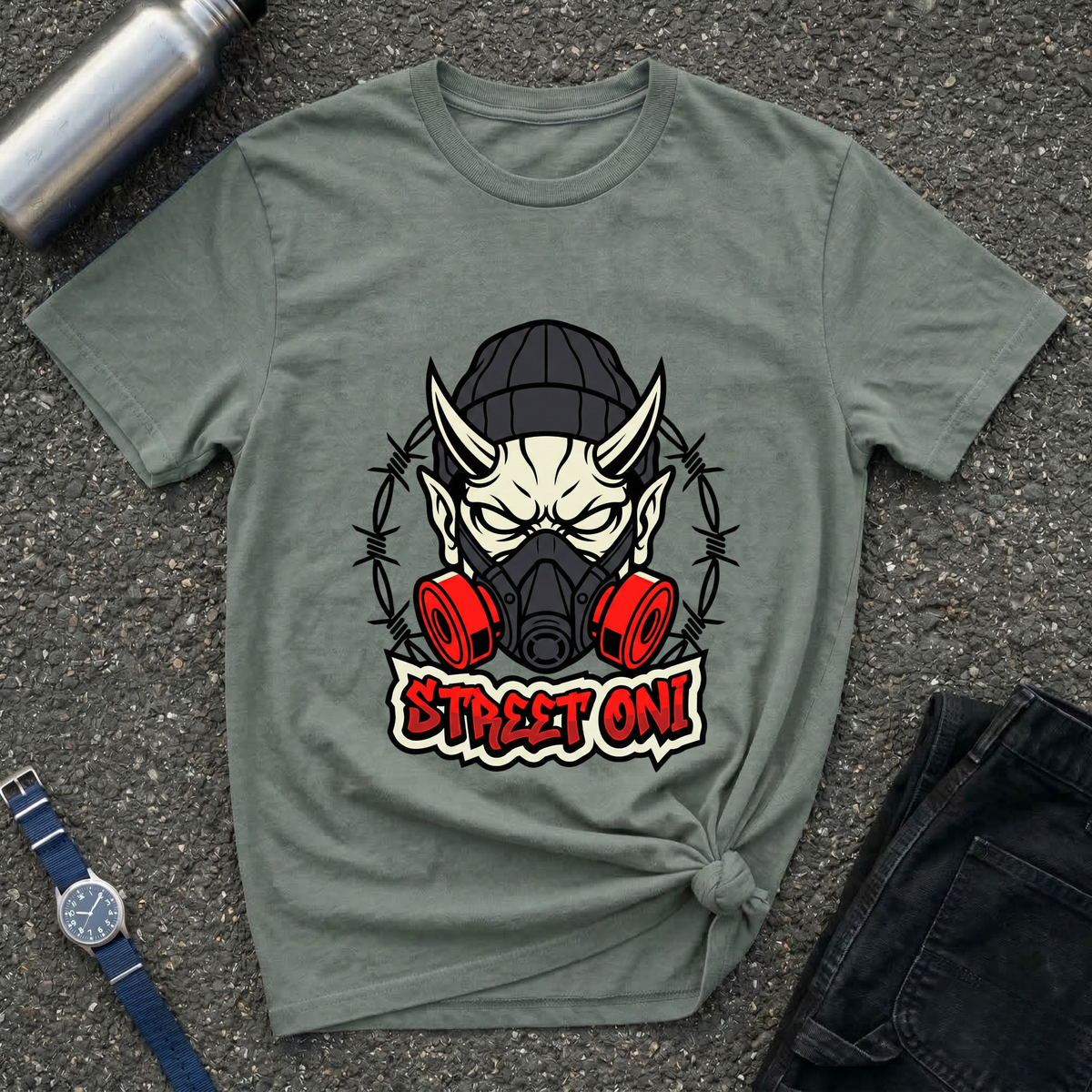 Street Oni Graphic T-Shirt