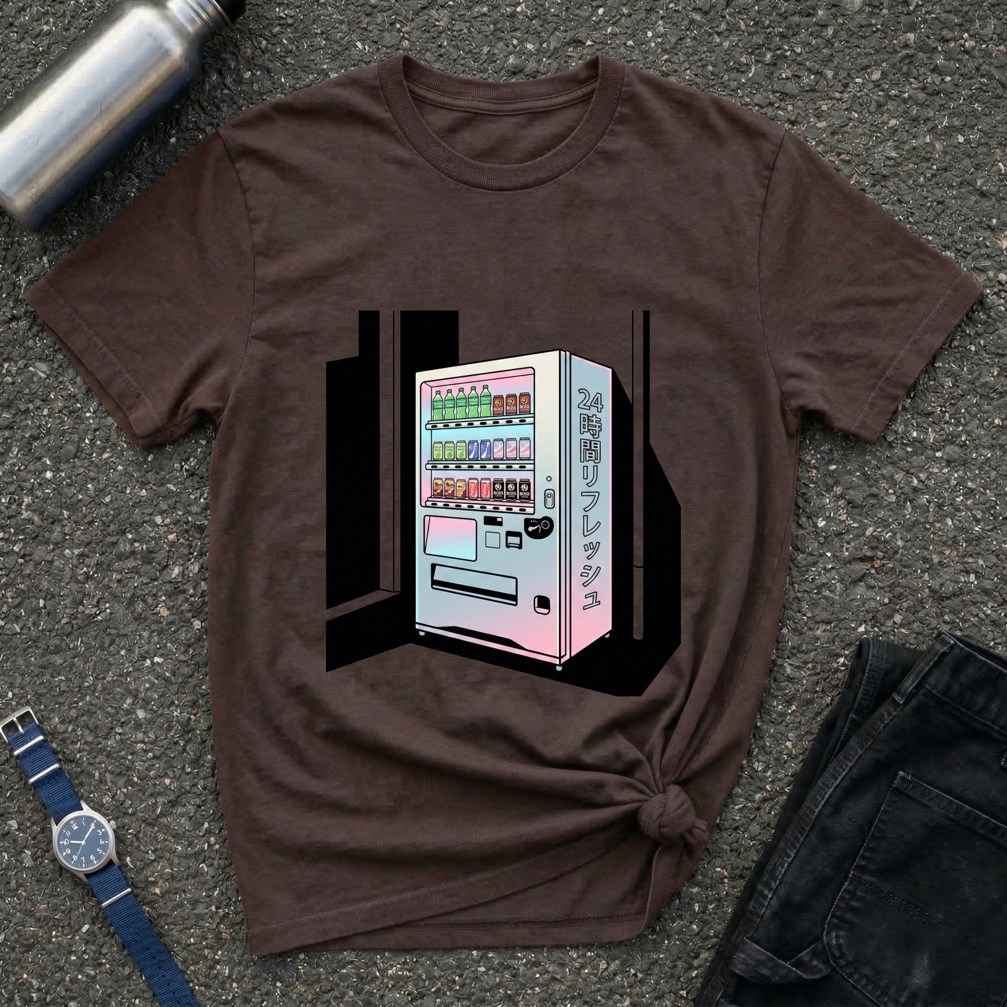 Vaporwave Japanese Vending Machine T-Shirt
