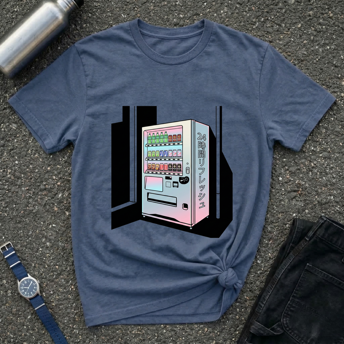 Vaporwave Japanese Vending Machine T-Shirt