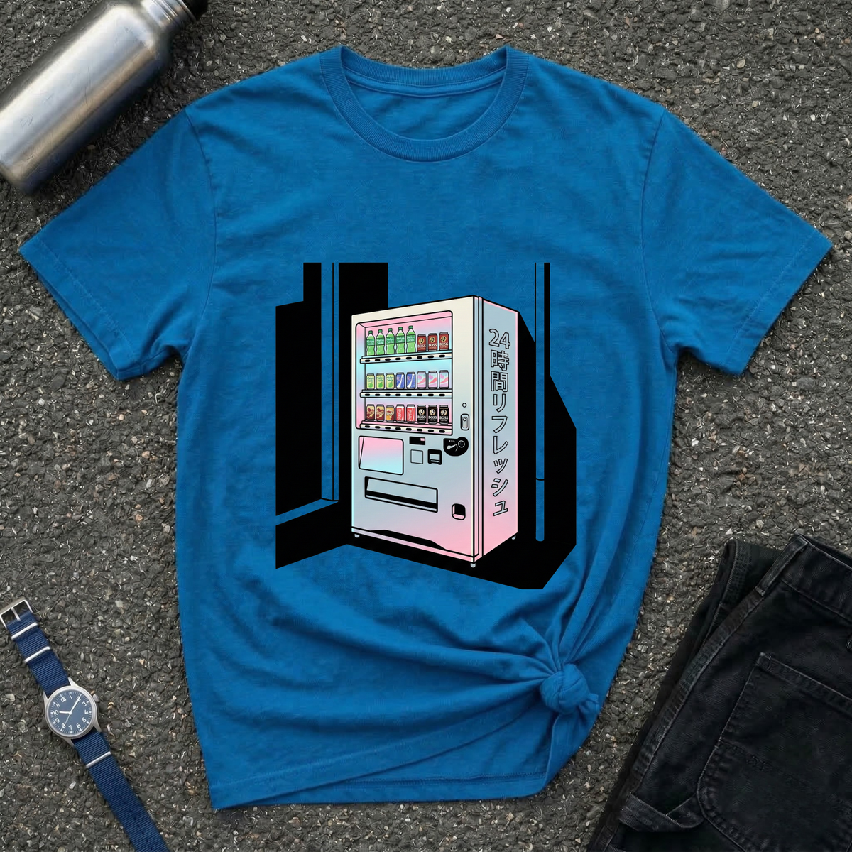 Vaporwave Japanese Vending Machine T-Shirt