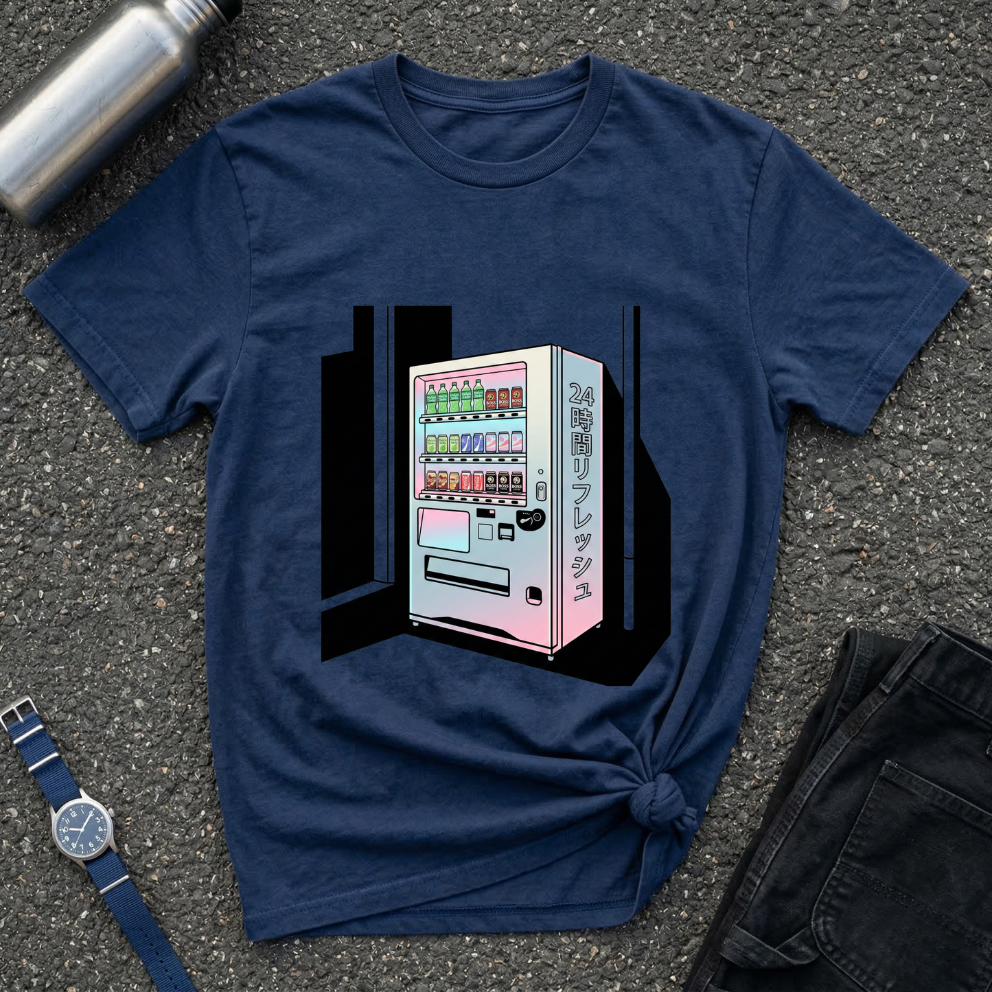 Vaporwave Japanese Vending Machine T-Shirt