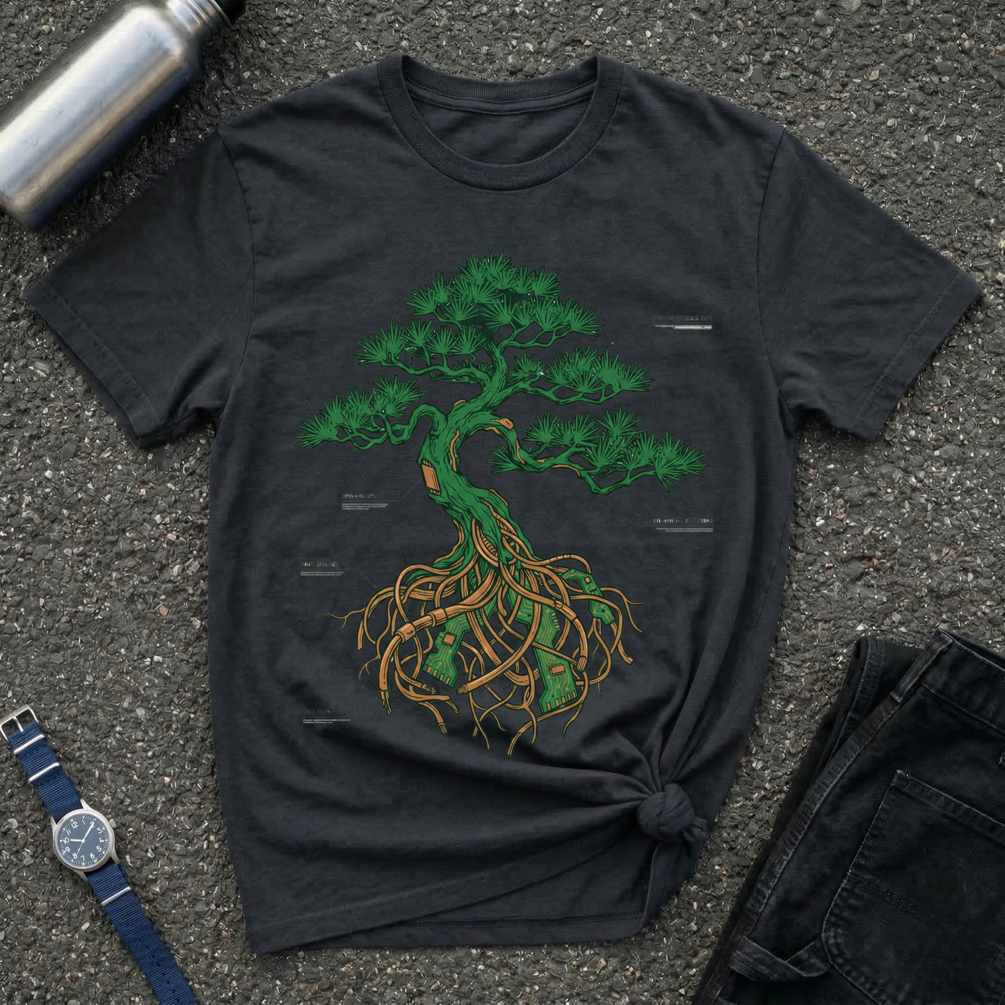 Bonsai Tree Roots T-Shirt
