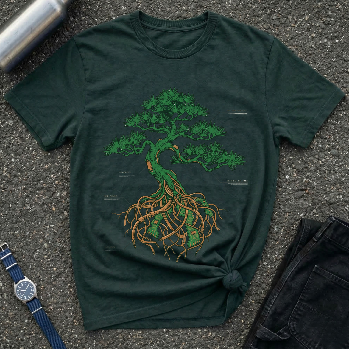 Bonsai Tree Roots T-Shirt
