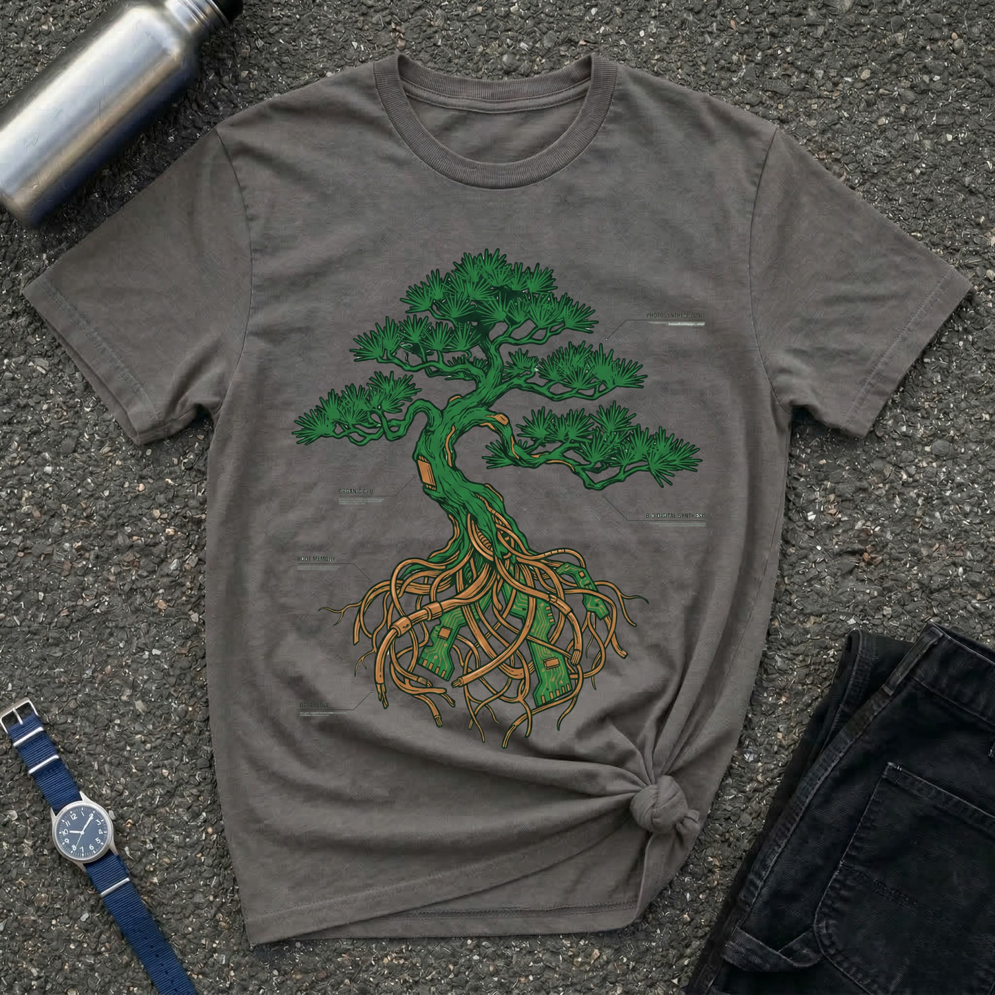 Bonsai Tree Roots T-Shirt