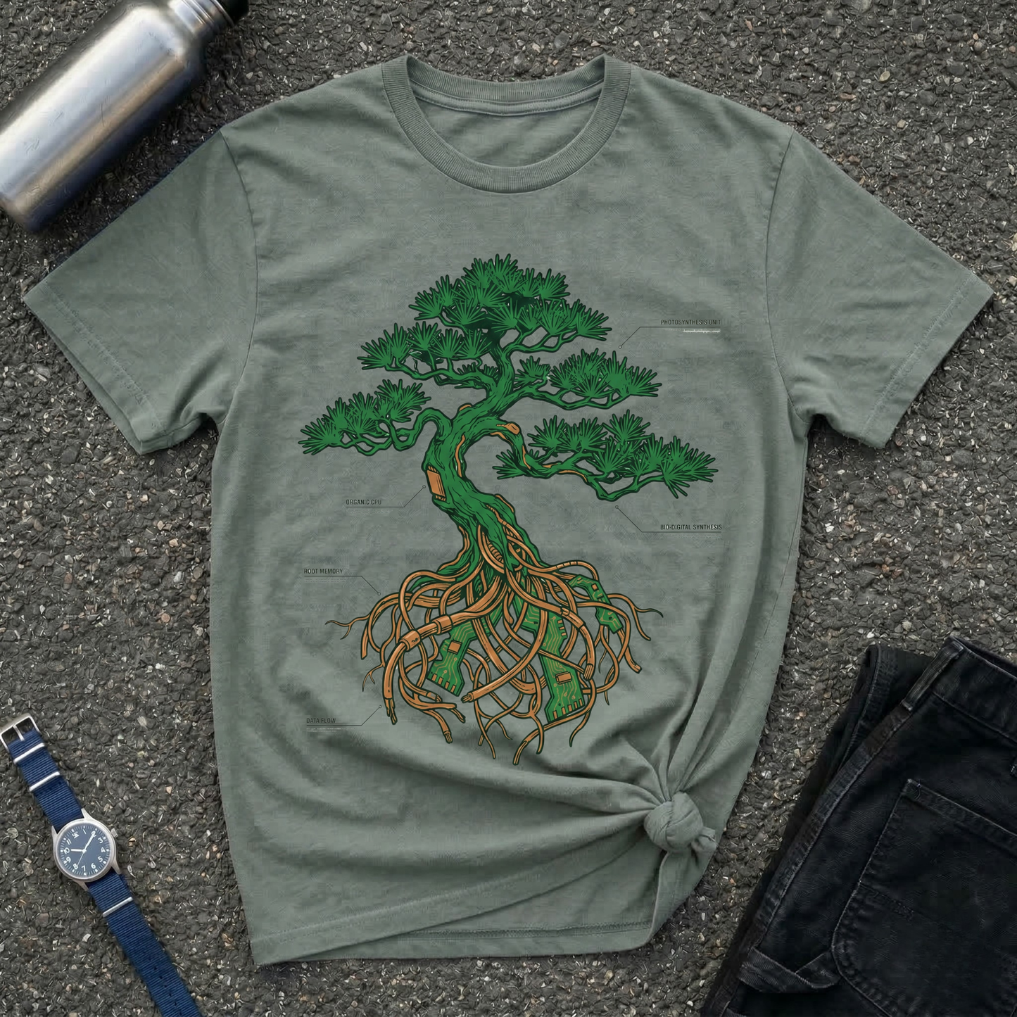 Bonsai Tree Roots T-Shirt