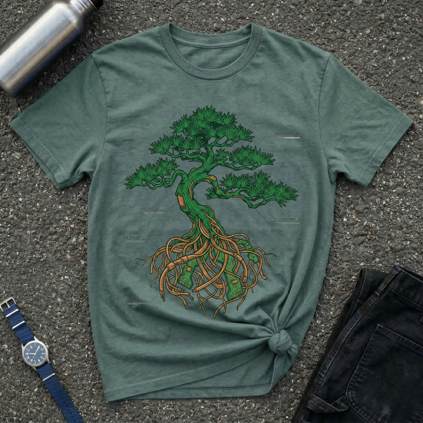 Bonsai Tree Roots T-Shirt