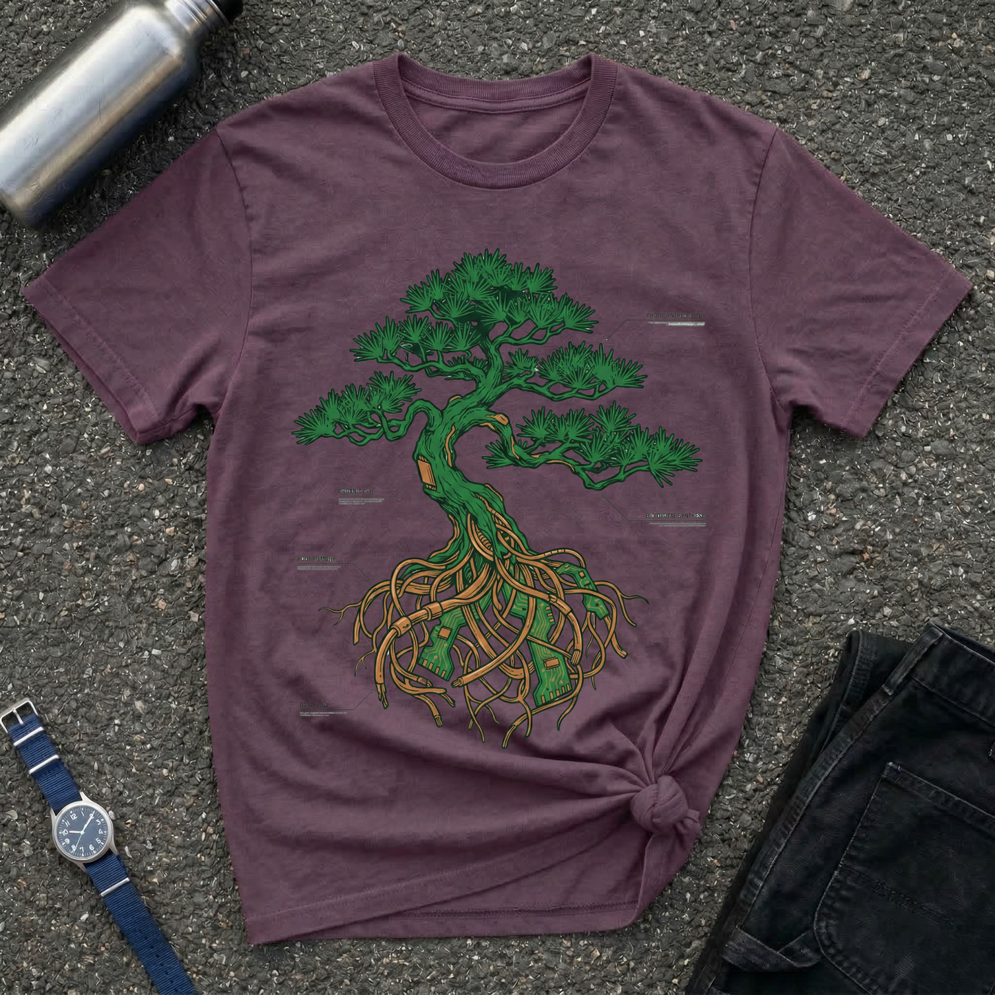 Bonsai Tree Roots T-Shirt