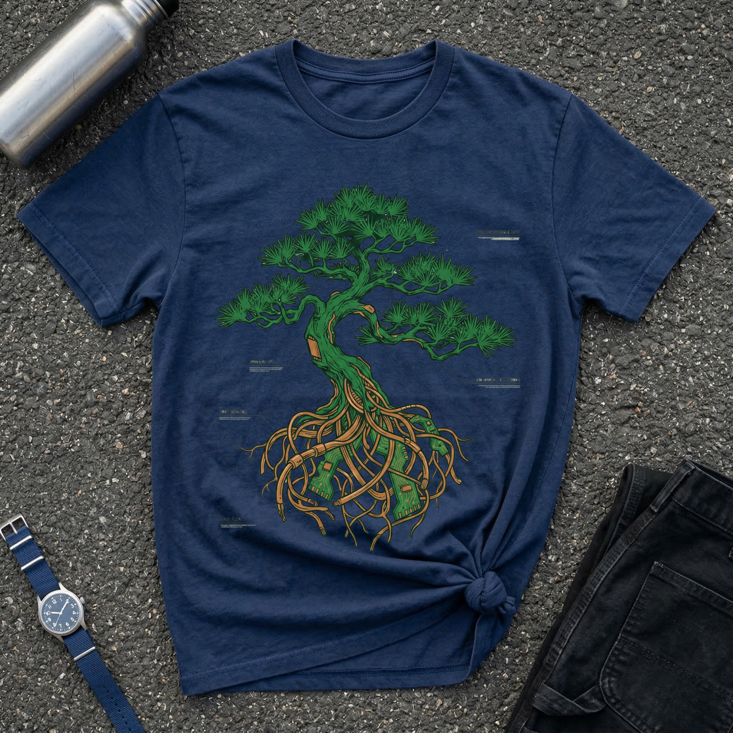 Bonsai Tree Roots T-Shirt