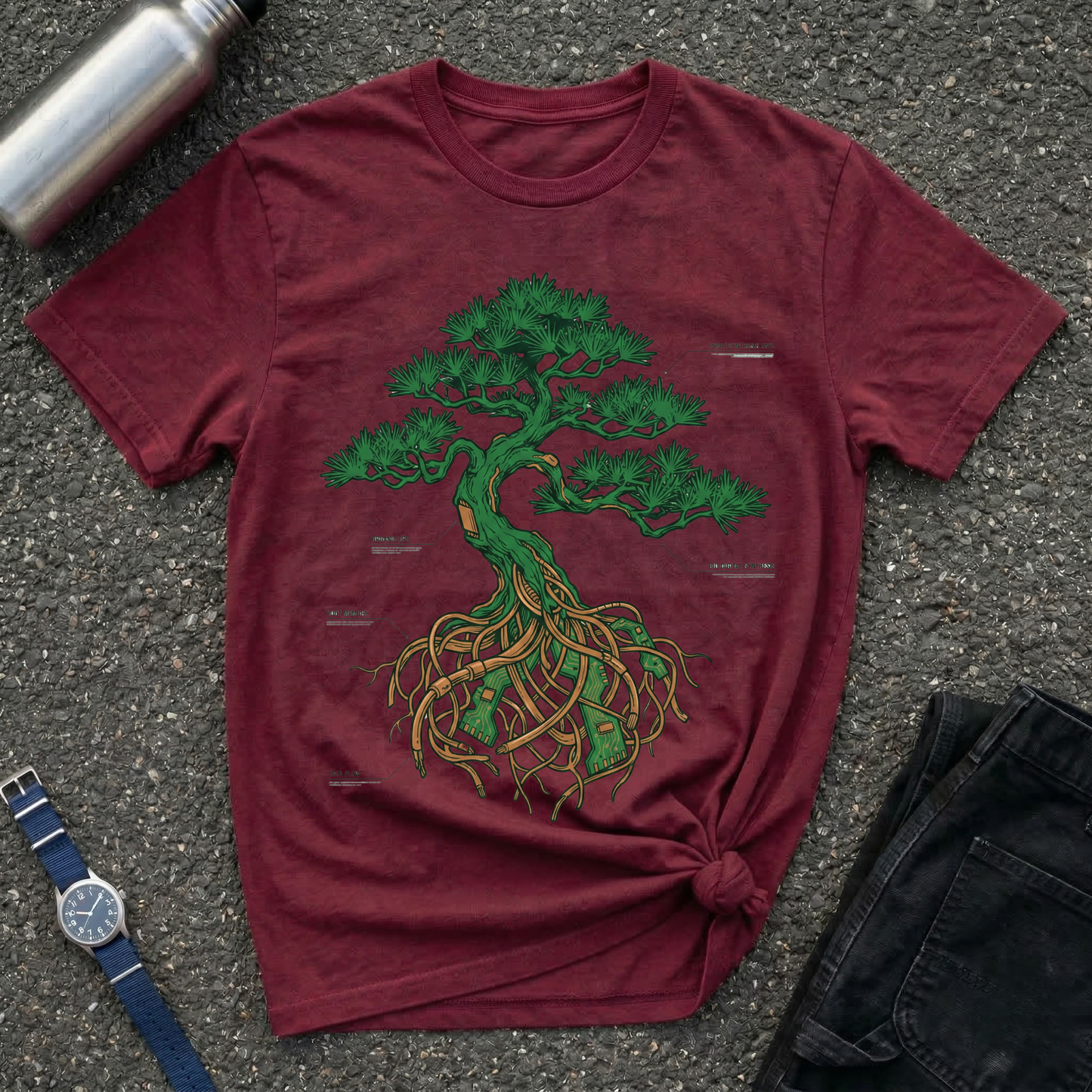 Bonsai Tree Roots T-Shirt