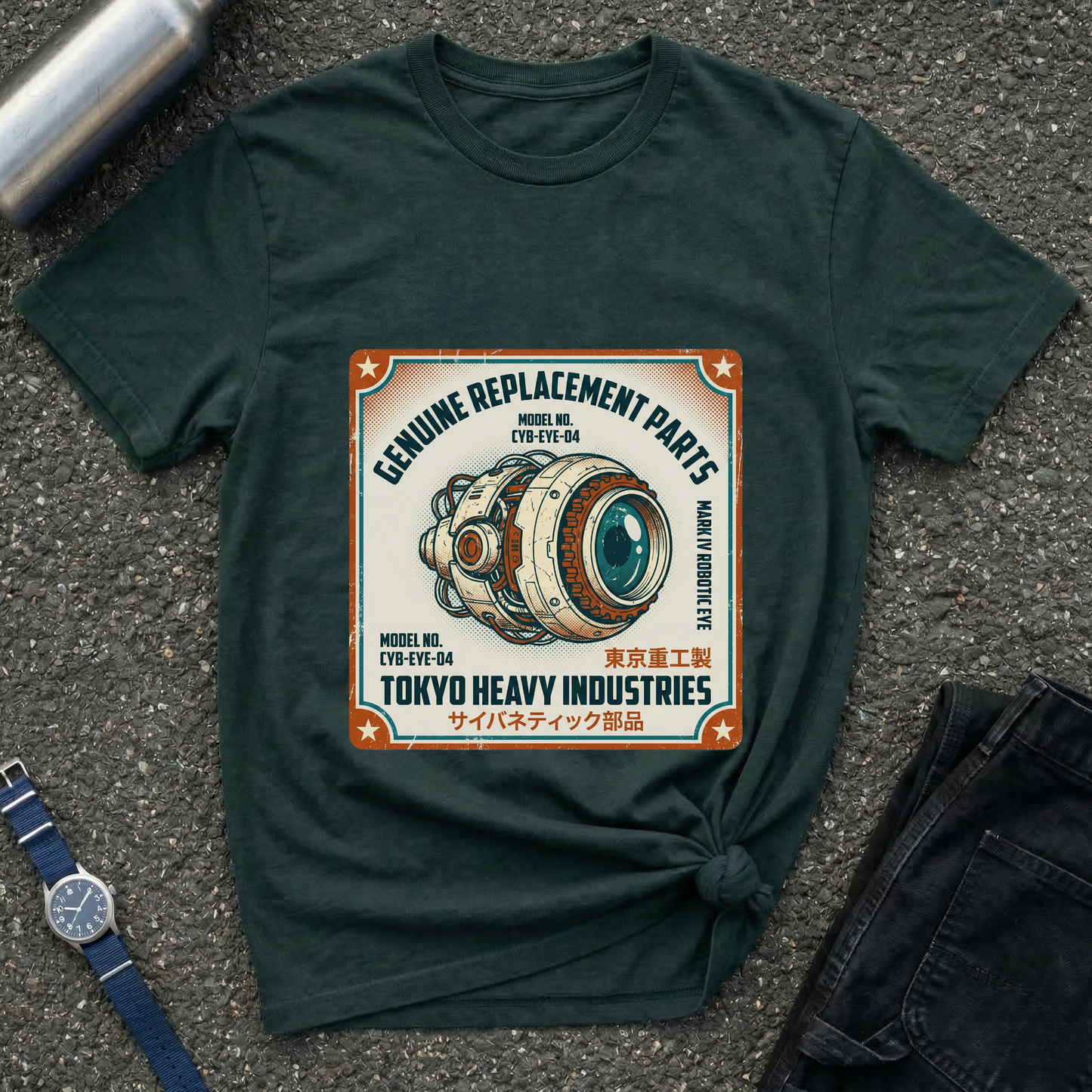 Retro Tokyo Heavy Industries T-Shirt