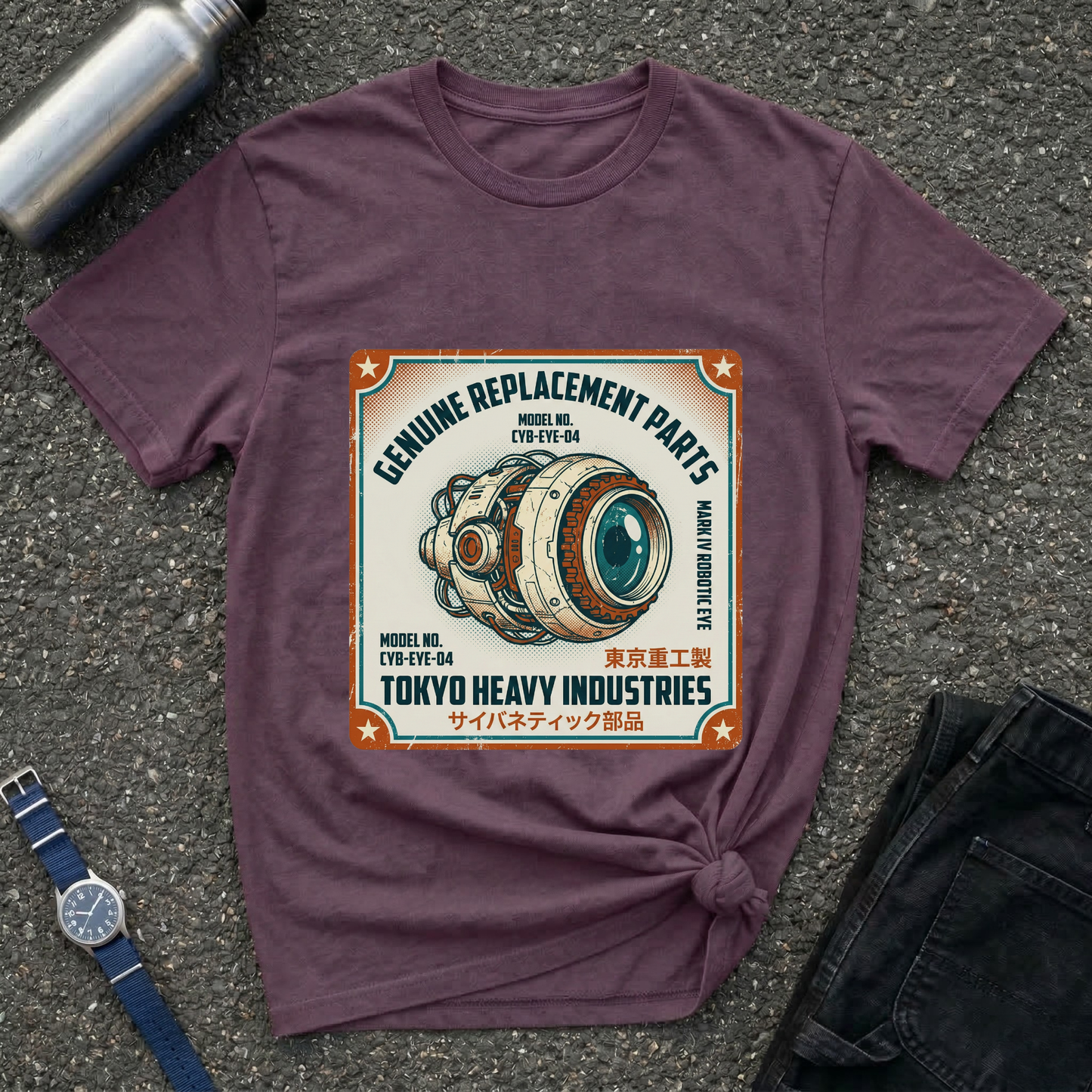 Retro Tokyo Heavy Industries T-Shirt
