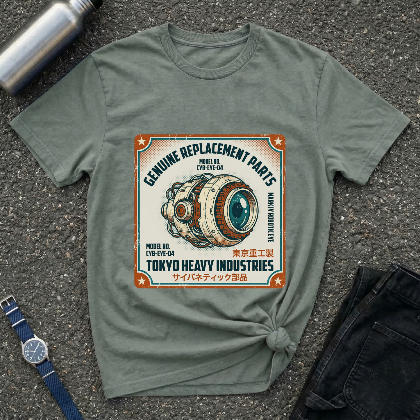 Retro Tokyo Heavy Industries T-Shirt
