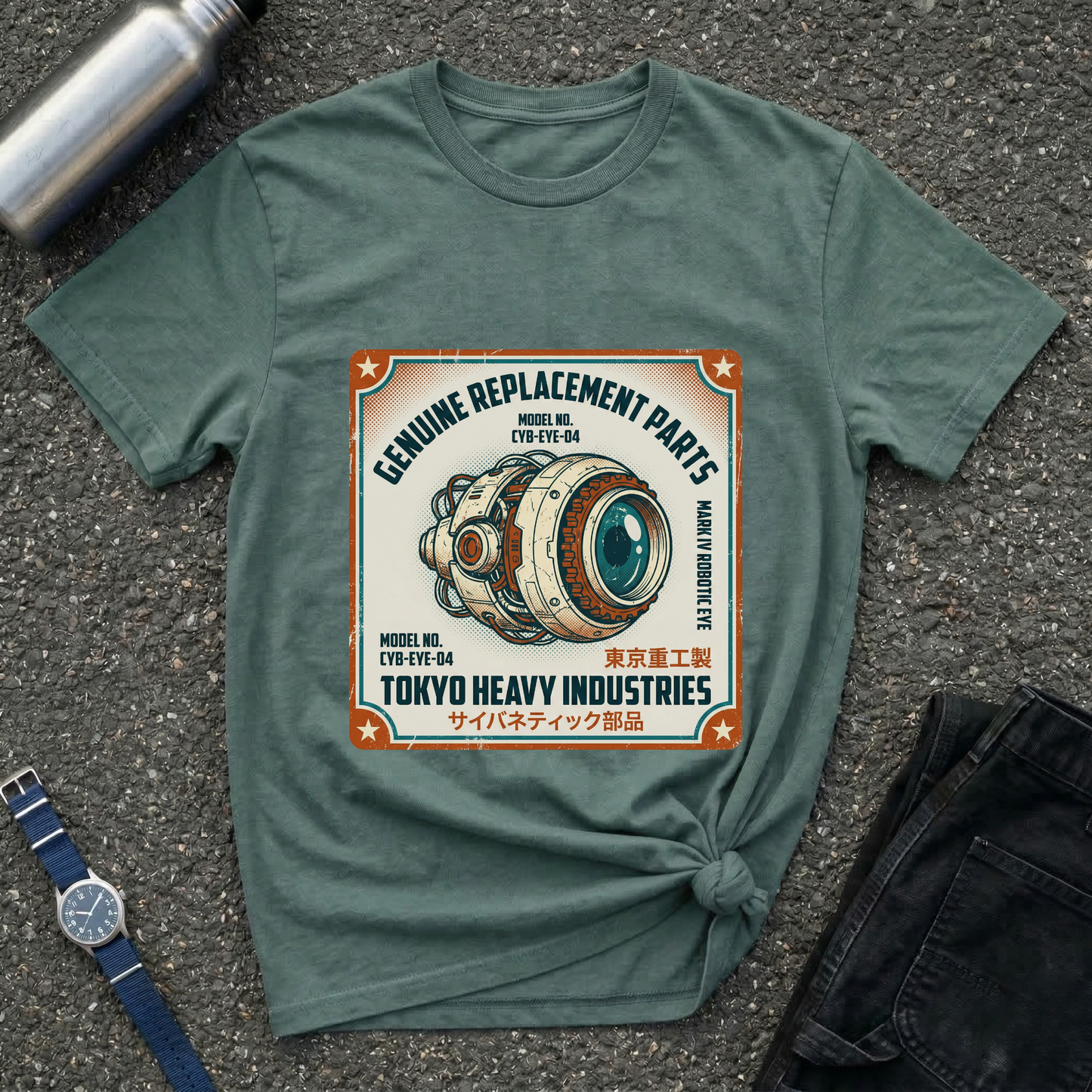Retro Tokyo Heavy Industries T-Shirt