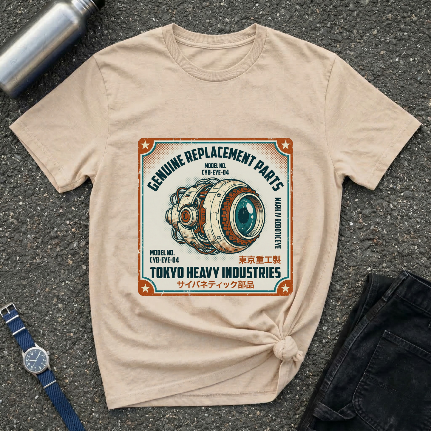Retro Tokyo Heavy Industries T-Shirt