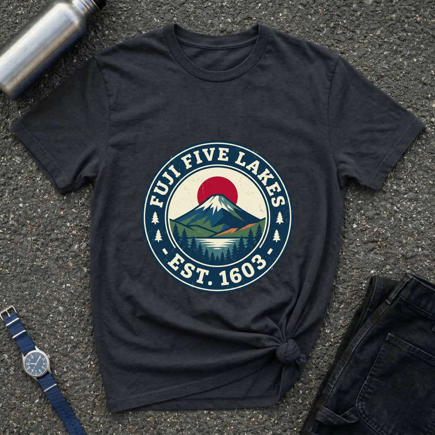 Fuji Five Lakes Graphic T-Shirt