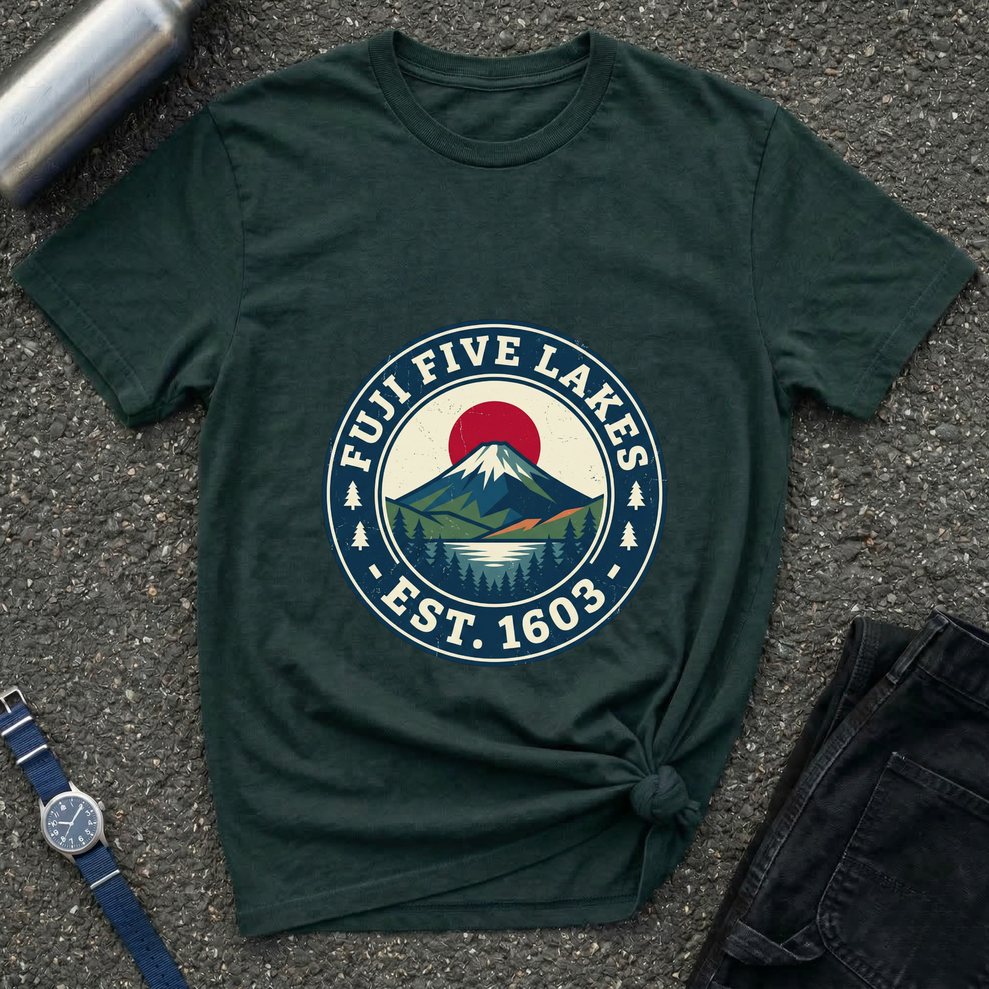 Fuji Five Lakes Graphic T-Shirt