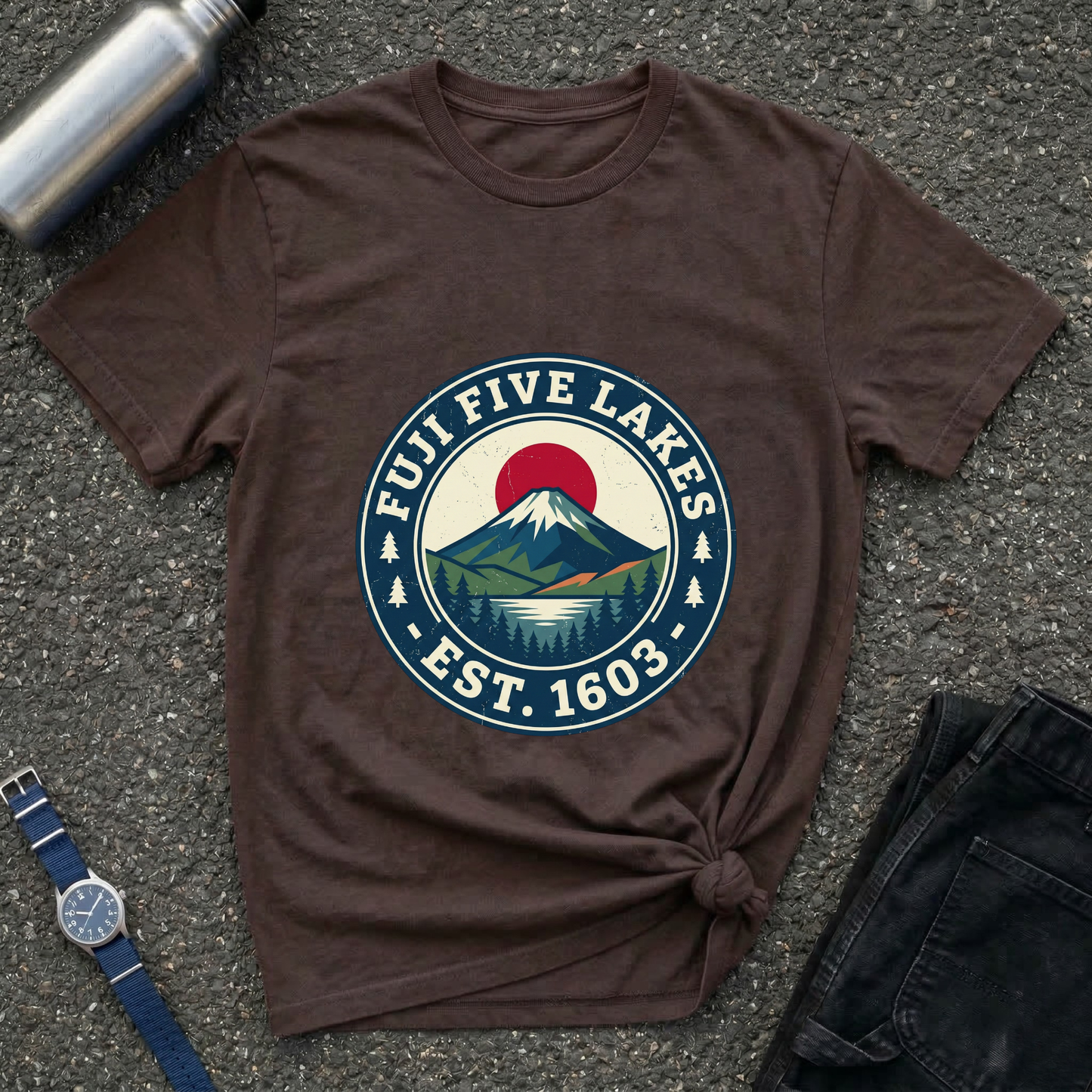 Fuji Five Lakes Graphic T-Shirt
