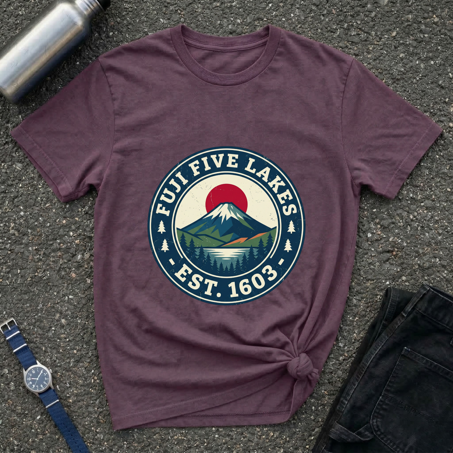 Fuji Five Lakes Graphic T-Shirt