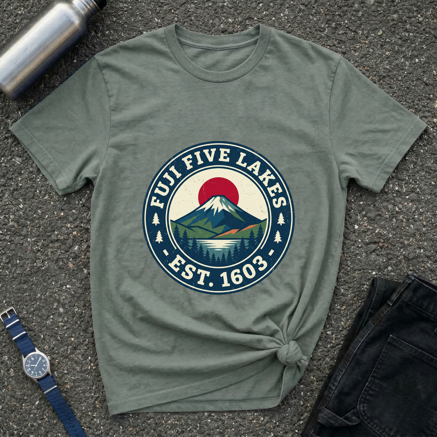 Fuji Five Lakes Graphic T-Shirt