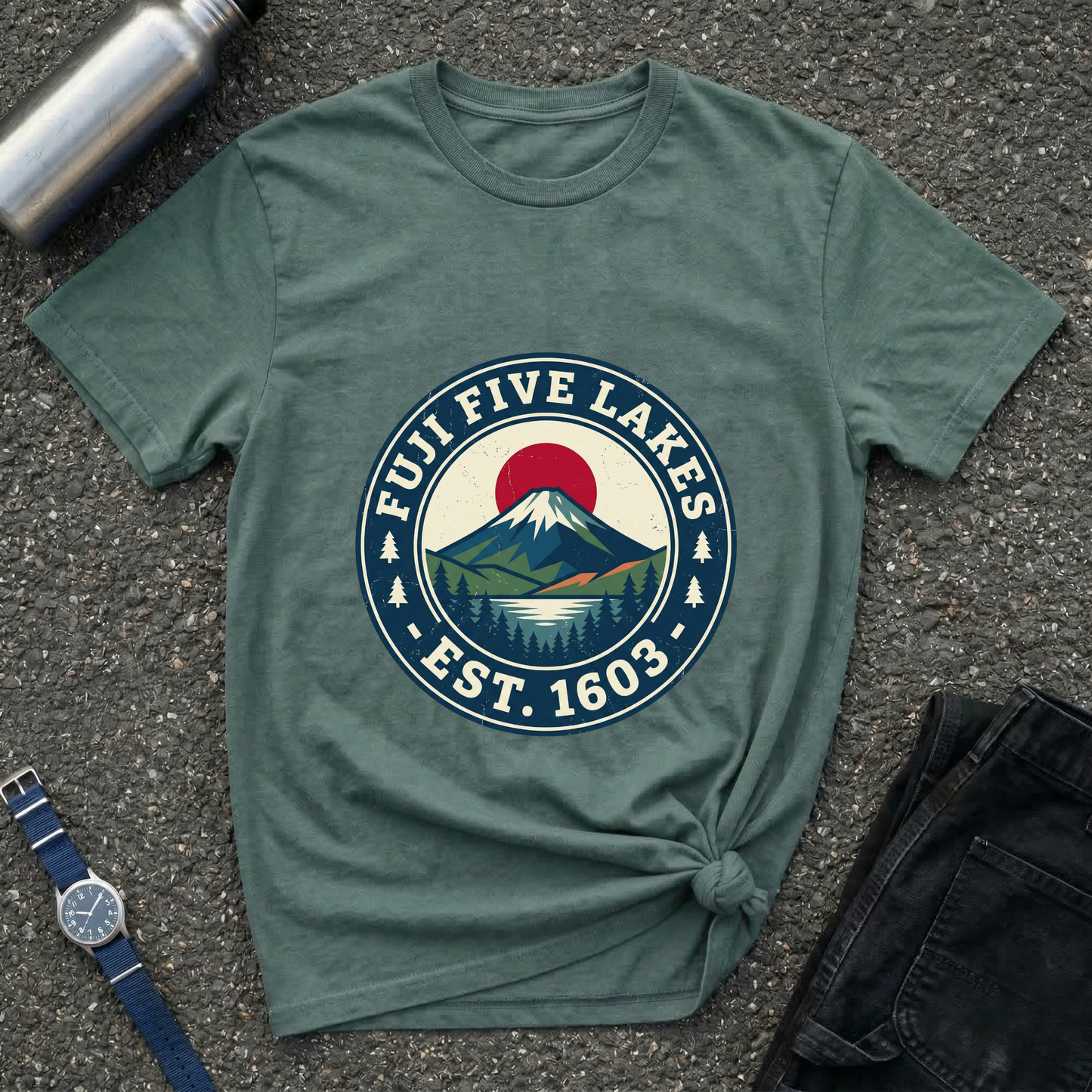 Fuji Five Lakes Graphic T-Shirt
